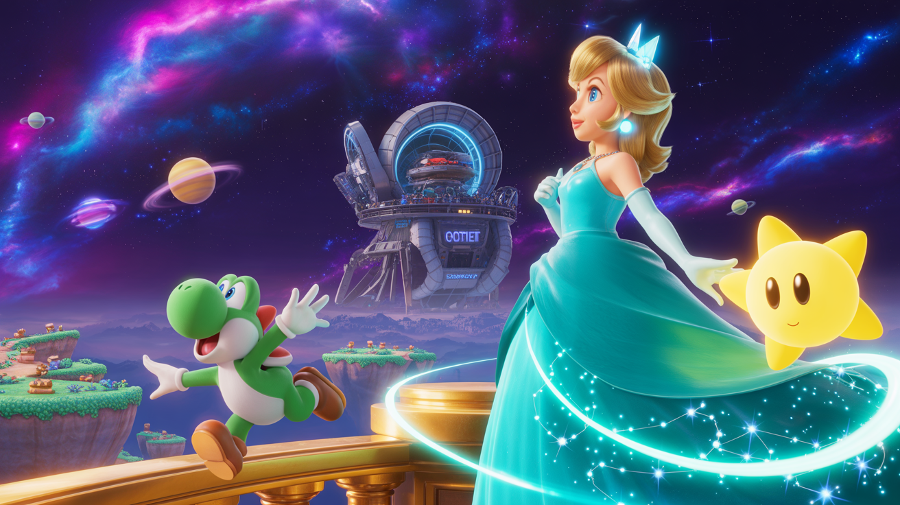 Zwiastun Filmu Super Mario Galaxy Ujawnia Kluczowych Bohaterów: Rosalina, Bowser Jr. i Yoshi